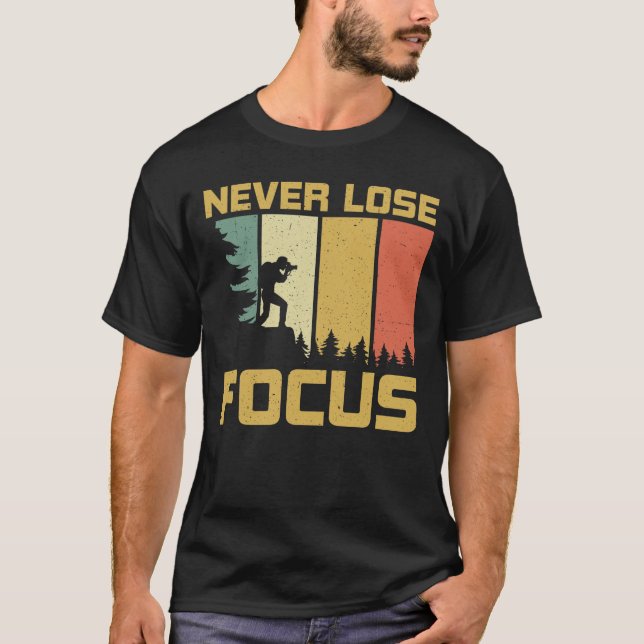 T-shirt Ne jamais perdre de vue (Devant)