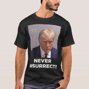 T-shirt Ne jamais s'assurer (Arrière - plans noirs ou somb