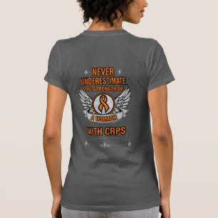 T-shirt Ne jamais sous-estimer/Femme...CRPS