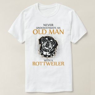 T-shirt Ne jamais sous-estimer un Rottweiler