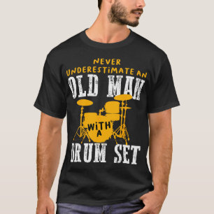 T-shirt Ne jamais sous-estimer un vieil homme jouant un ki