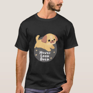 T-shirt Ne jamais verrouiller Kawaii drôle de chien heureu