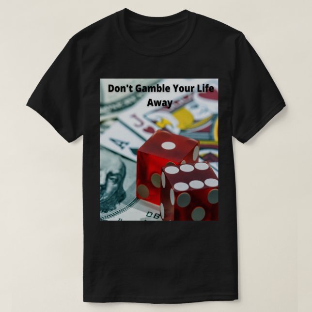 T-shirt Ne jouez pas votre vie en avant-MC (Design devant)