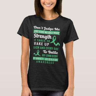 T-shirt Ne juge pas moi Soutien à la sensibilisation aux m