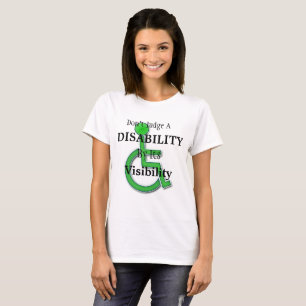 T-shirt Ne jugez pas un handicap par sa chemise de visibil