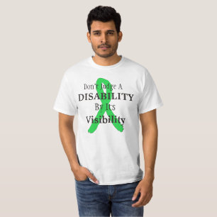 T-shirt Ne jugez pas un handicap par son visibilité T-shir