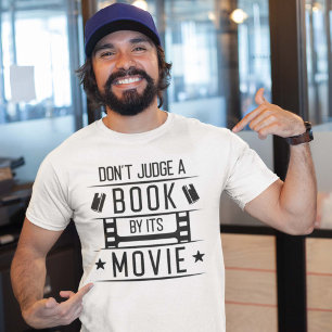 T-shirt Ne jugez pas un livre par son film