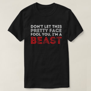 T-shirt Ne laissez pas ce joli visage duper vous lutte