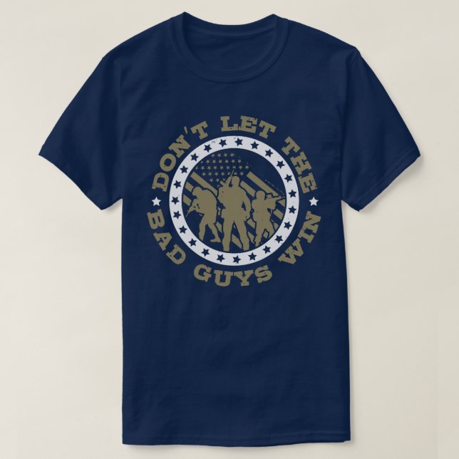 T-shirt Ne laissez pas les méchants gagner (Design devant)