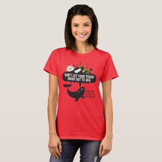 T-shirt Ne laissez pas vos déchets se laver en mer