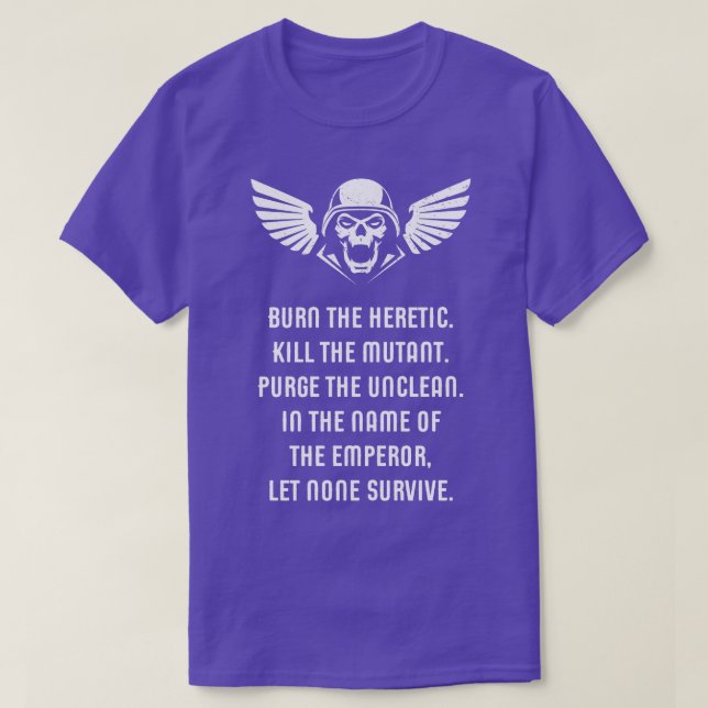T-shirt Ne laissons personne survivre Wargaming Miniature  (Design devant)