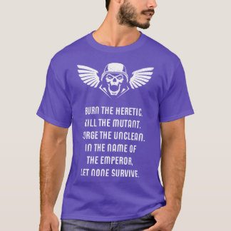 T-shirt Ne laissons personne survivre Wargaming Miniature