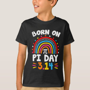 T-shirt Né Le Jour Du Pi Anniversaire 2025 Joyeux Thé Math
