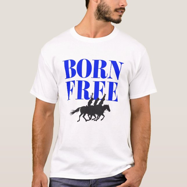 T-SHIRT NÉ LIBRE (Devant)