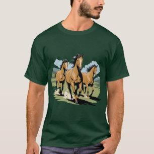 T-SHIRT NÉ LIBRE CHEVAL