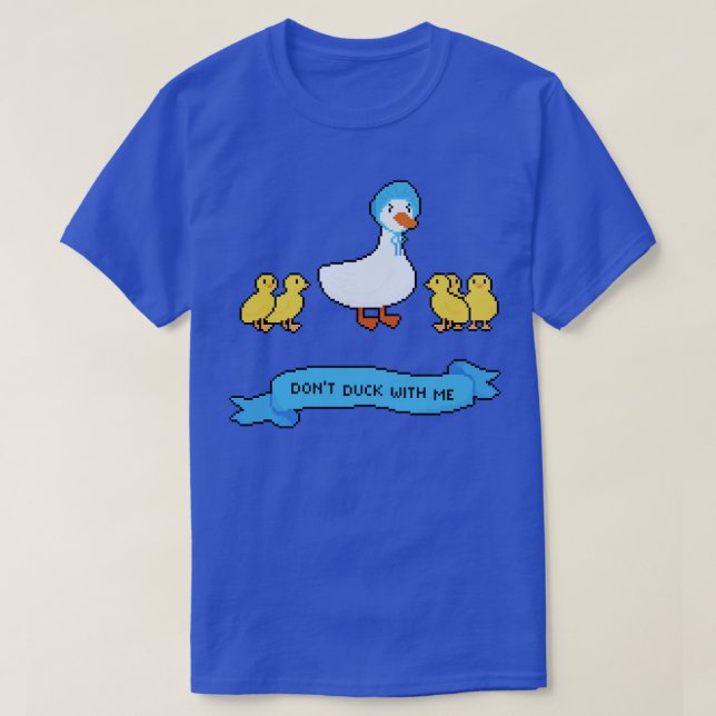 T-shirt Ne mange pas de canard avec moi (Design devant)