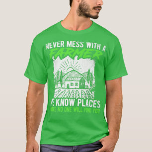 T-shirt Ne Manquez Jamais Avec Un Agriculteur Nous Connais