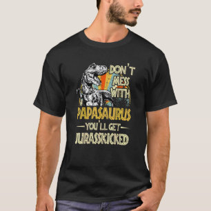 T-shirt Ne Manquez Pas Avec Papasaurus Vous Obtiendrez Jur