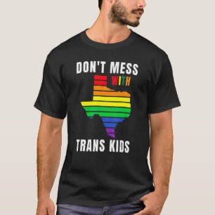 T-shirt Ne manquez pas avec Trans Kids Texas Protect Trans