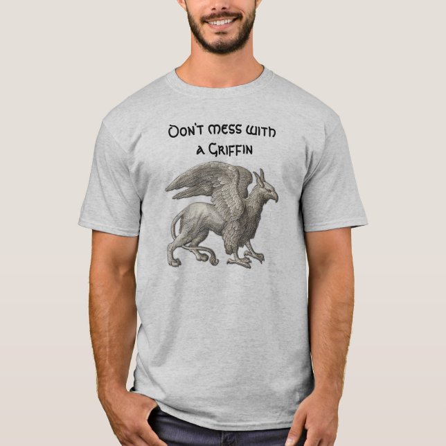 T-shirt Ne manquez pas avec un Griffin (Devant)