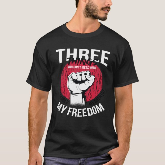 T-shirt Ne manquez pas ma liberté (Devant)