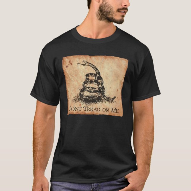 T-shirt Ne marchez pas sur moi (Devant)