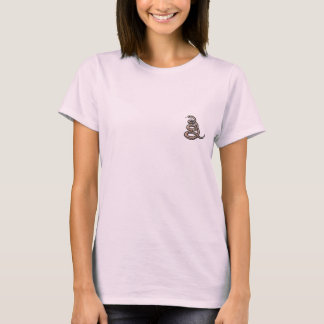T-shirt ne marchez pas sur moi image de serpent