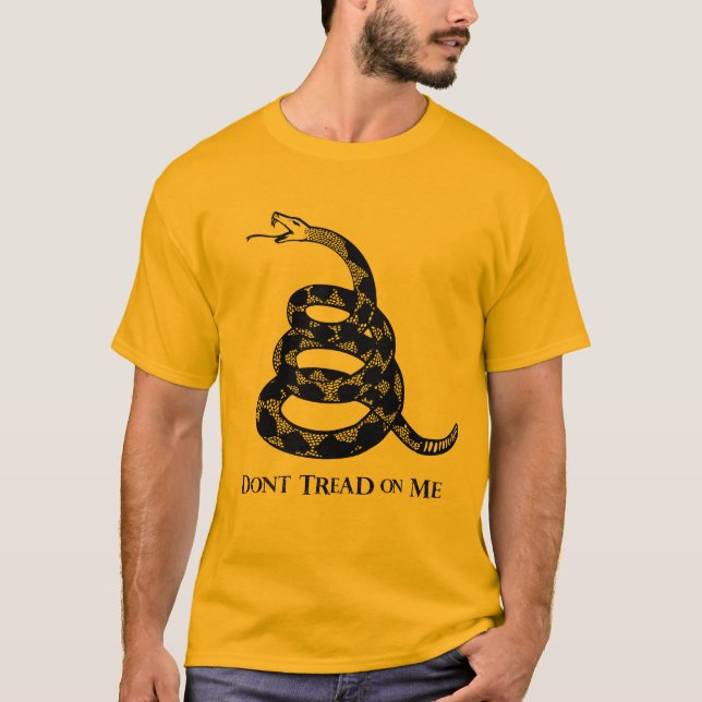 T-shirt "Ne marchez pas sur moi" la chemise (Devant)