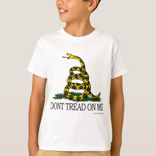 T-shirt Ne marchez pas sur moi la chemise d'enfants