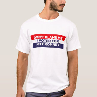 T-shirt Ne me blâmez pas