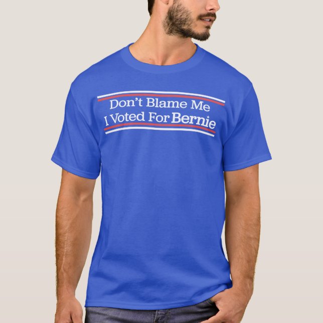 T-shirt Ne me blâmez pas que j'ai voté pour des ponceuses (Devant)