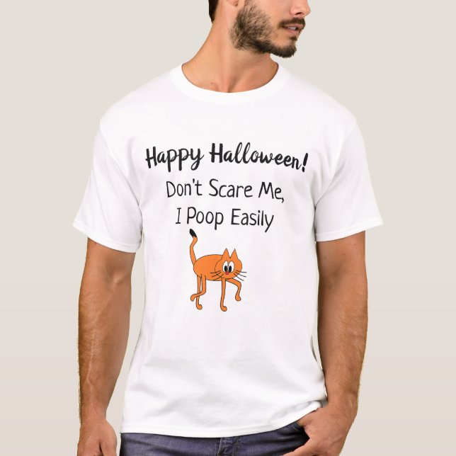 T-shirt Ne me craignez pas, je fouine facilement Halloween (Devant)