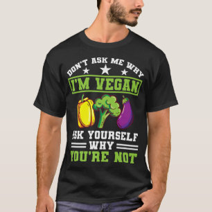 T-shirt Ne me demandez pas pourquoi je Vegan Protein Veget