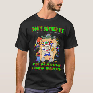 T-shirt Ne me dérange pas Je joue aux jeux vidéo