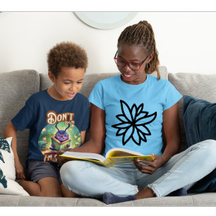 T-shirt Ne me fais pas de bugs Je lis de mignons bugs