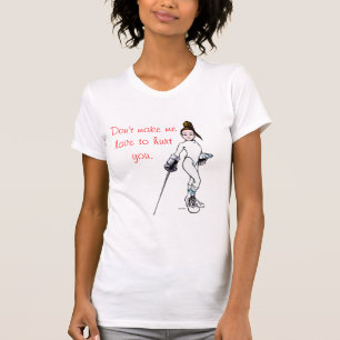 T-shirt Ne me faites pas doivent vous blesser