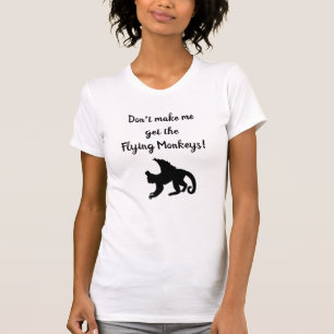 T-shirt Ne me faites pas faire amuser les singes volants