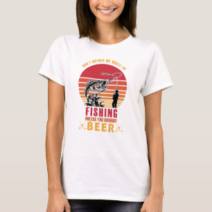 T-shirt Ne me gêne pas quand je pêche-pêche-amusant