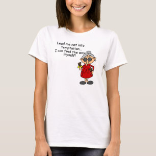 T-shirt Ne Me Menez Pas Dans Un Humour De Tentation