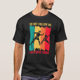 T-shirt Ne Me Suivez Pas Escrimeur Esgrimiste Pour Hommes