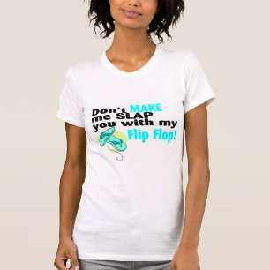 T-shirt Ne m'incitez pas à vous gifler avec ma bascule
