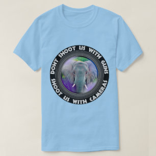 T-shirt Ne nous tirez pas sur Elephant Bull