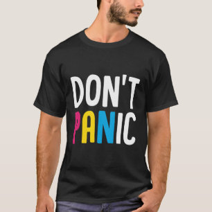 T-shirt Ne Panique Pas Panique Panual Fide Pan Day