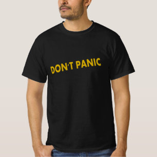 T-shirt Ne panique pas une citation amusante