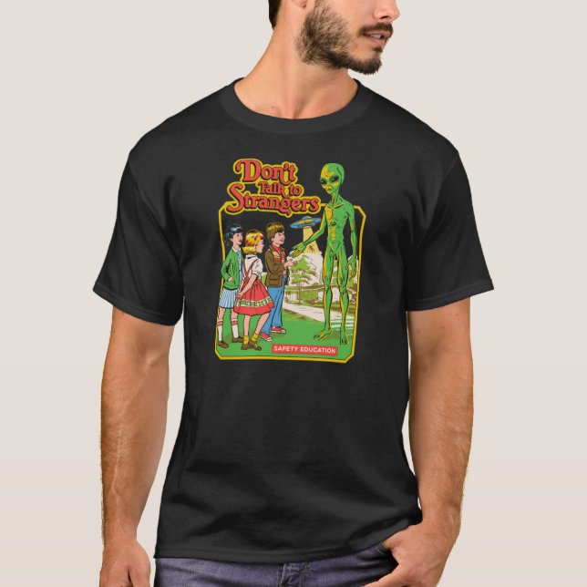 T-SHIRT NE PARLEZ PAS AUX ÉTRANGERS (Devant)