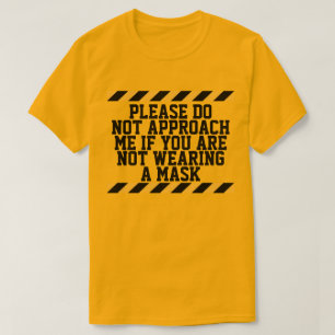 T-shirt Ne pas aborder la perturbation sociale