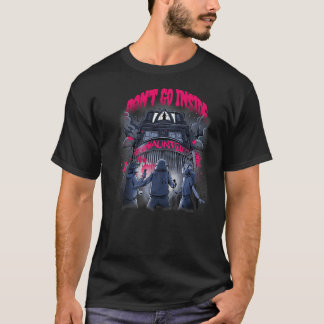 T-shirt Ne pas aller château hanté