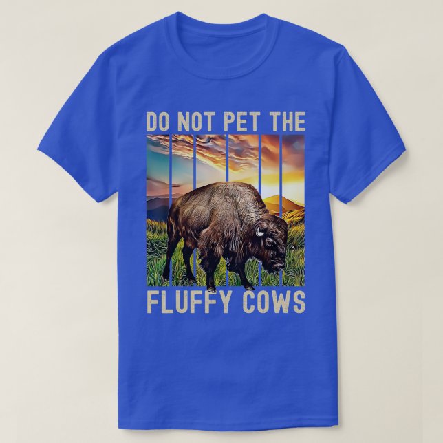 T-shirt Ne Pas Attirer Les Vaches Fluffantes (Design devant)