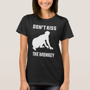 T-shirt Ne pas baiser la varicelle singe