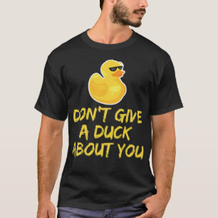 T-shirt Ne pas donner un mème de canard canard pouce boxer